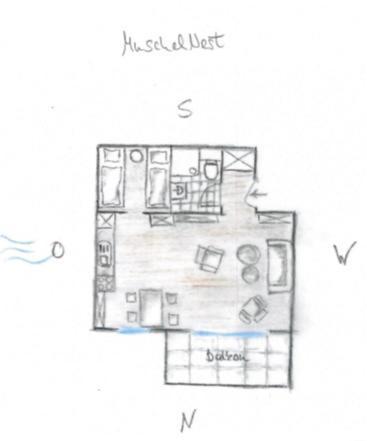 Fewo1846 Strandresidenz Wassersleben - Muschelnest - Stilvolles Studioapartment Mit Balkon Harrislee Kültér fotó