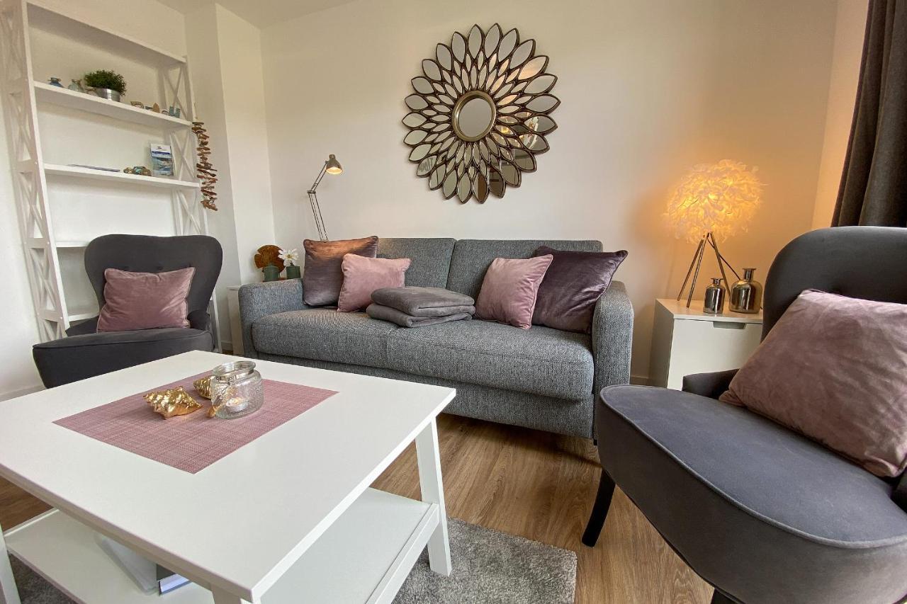 Fewo1846 Strandresidenz Wassersleben - Muschelnest - Stilvolles Studioapartment Mit Balkon Harrislee Kültér fotó