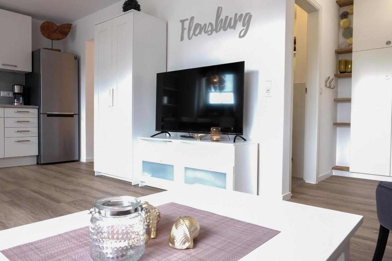 Fewo1846 Strandresidenz Wassersleben - Muschelnest - Stilvolles Studioapartment Mit Balkon Harrislee Kültér fotó